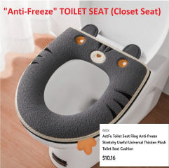 Anti-freeze Toilet Seat Cushion Walmart