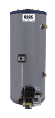 Bock 51PPC Oil Fired Water Heater cited & discussed at InspectApedia.com