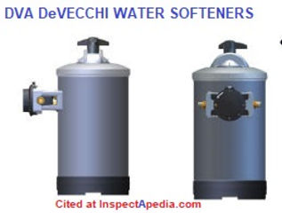 DVA DeVecchi Water Softener Manuals at InspectApedia.com