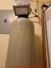 Condensation on Enpress LLC1054 water purifier (C) InspectApedia.com Christie WM