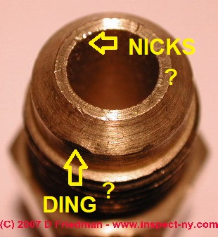 What types of companies seal leaks around copper pipe fittings?