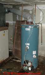 Oil fired Ford water heater (C) Daniel Friedman