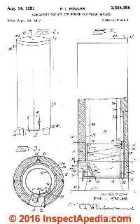 Fowler gas water heater patent (C) InspectApedia