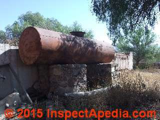 Large water storage tank at Gogorron, San Luis Potosi, Mexco (C) Daniel Friedman