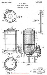 Hoyt, Robert C. WATER HEATER JACKET [PDF] U.S. Patent 1,607,127, issued November 16, 1926 at InspectApedia.com