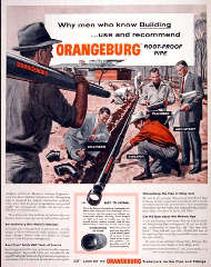 Orangeburg pipe advertisement at InspectApedia.com
