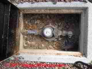 Water meter curbside box, Tucson (C) Daniel Friedman