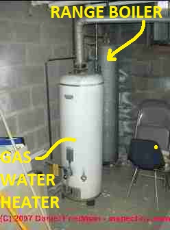 What does a technician look for when inspecting a water heater?