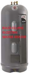 Ruud Eclipse commercial grade electric water heater at InspectApedia.com
