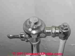 Flushometer toilet or urinal valve (C) Daniel Friedman