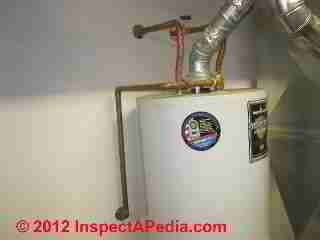 Water heater T&P Valve installation (C) Daniel Friedman
