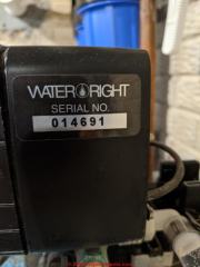 Water-Right water softener made by Fleck (C) InspectApdia.com