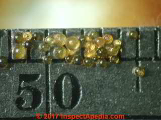 Purloite water softener resin beads under the microscope (C) Daniel Friedman