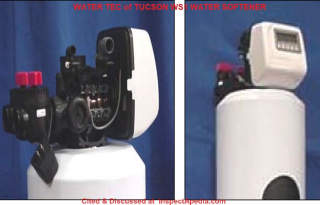 Water Tec of Tucson WS1 Water Conditioner - cited & discussed at InspectApedia.com
