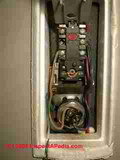 Electric water heater heating element access and replacement (C) Daniel Friedman