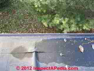 EPDM rubber roof installation and repair details (C) Daniel Friedman Eric galow