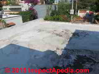 Flat roof leak diagnosis & repair (C) Daniel Friedman