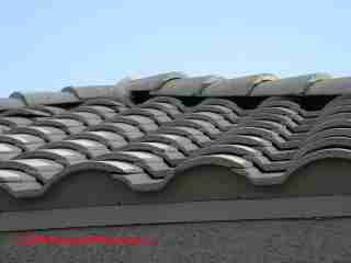 Clay tile roof details, Surprise AZ (C) Daniel Friedman