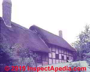 Thatch roof on Ann Hathaway Cottage, Stratford on Avon (C) Daniel Friedman