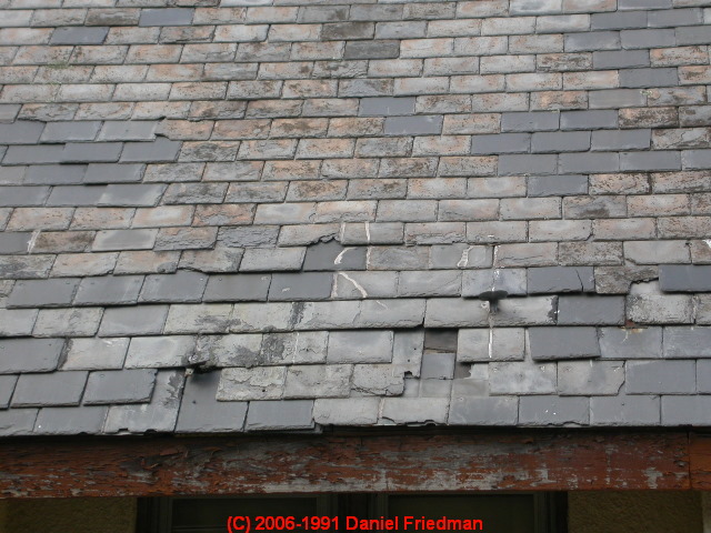 Slate Roof Life Worn Out Slate Roof Signs of a Slate roof at or near end of useful life