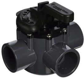 Pentair 3-way diverter valve, PVC at InspectApedia.com