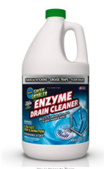 Green Gobbler enzyme drain cleaner cited and discussed at Inspectapedia.com