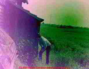 Photo of a barn in Germany in 1968