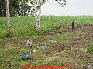 Peat mound septic system, Two Harbors MN, (C) Daniel Friedman