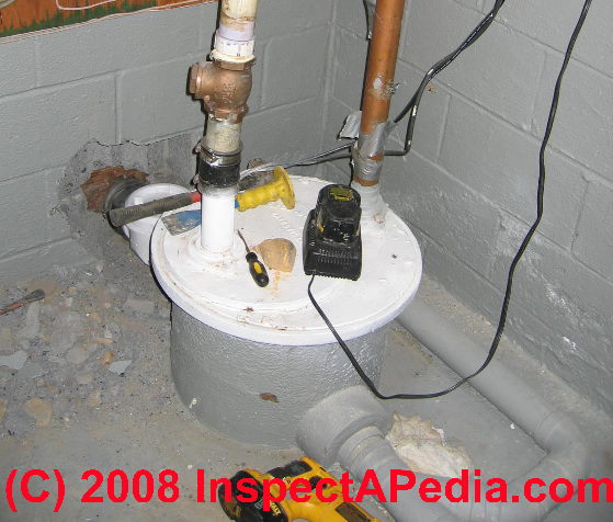 sewage pump basement check ejector tank septic inspection pumps water sewer effluent valve sump valves floor grinder system lift pit