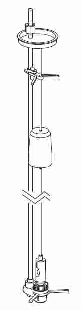 Water softener brine level valve - GE