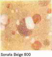 Sonata beige flooring from 1973 (C) InspectApedia.com contains asbestos