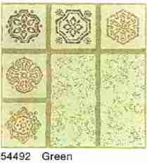Armstrong white brick floor tile (C) InspectApedia.com