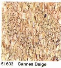 Beige floor tile asbestos (C) InspectApedia.com