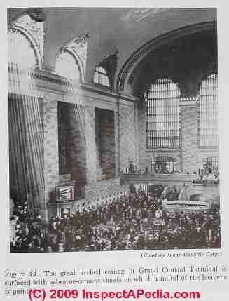 Asbestos mural base at Grand Central Terminal in New York City (C) D Friedman (Rosato)