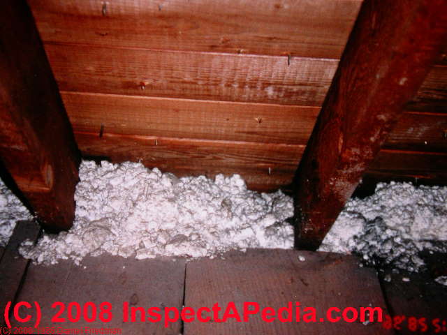 Asbestos Batt Insulation