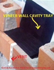 Brick wall vent, KLA Building Products Mangawhai New Zealand  at InspectApedia.com