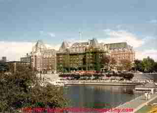 Photograph of the Empress Hotel on Victoria Island, Vancouver BC  © Daniel Friedman