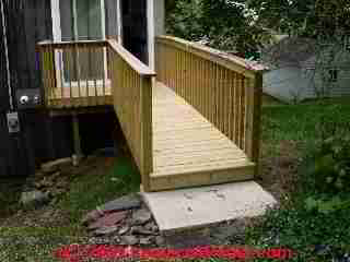 New building access ramp (C) Daniel Friedman