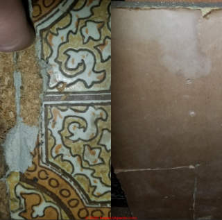 Asbestos content in paper-backed foam insulating board 1970s (C) InspectApedia.com PaceJ