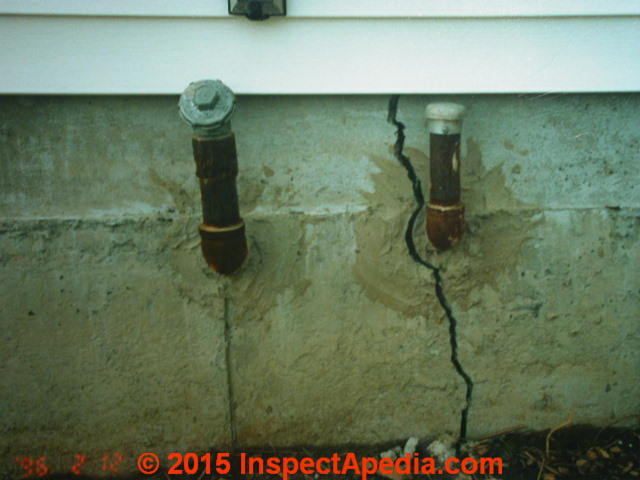 foundation cracks crack vertical foundations concrete settlement building repair movement poured slab differential types leaning damage damaged floor walls methods