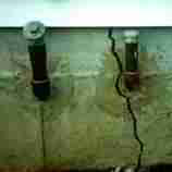 Photo of  bad foundation cracks