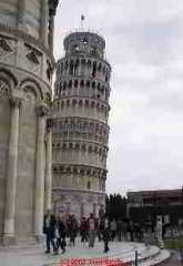 Photograph of the leaning Tower of Pisa  © Tom Smith, Poughkeepsie NY 2007 used with permission.