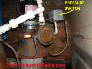 Pressure switch mounted on the water pump (C) Daniel Friedman