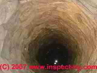 Photograph of a dug well interior