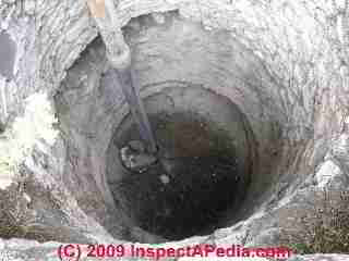 Drilled well in dug well (C) Daniel Friedman