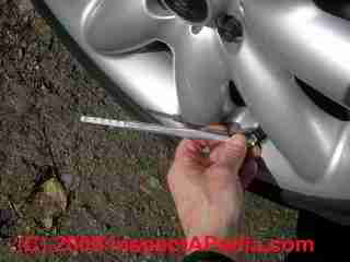 Tire pressure gauge check (C) Daniel Friedman