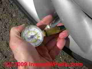 Tire pressure gauge check (C) Daniel Friedman