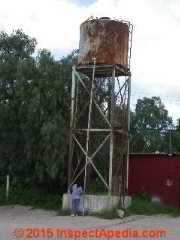 Water tower at the San Miguel de Allende railroad station (C) Daniel Friedman