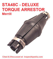 Merrill STA48C - DELUXE TORQUE ARRESTOR - cited & discussed at InspectApedia.com