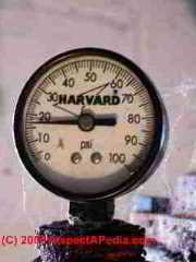 water pressure test gauge (C) Daniel Friedman